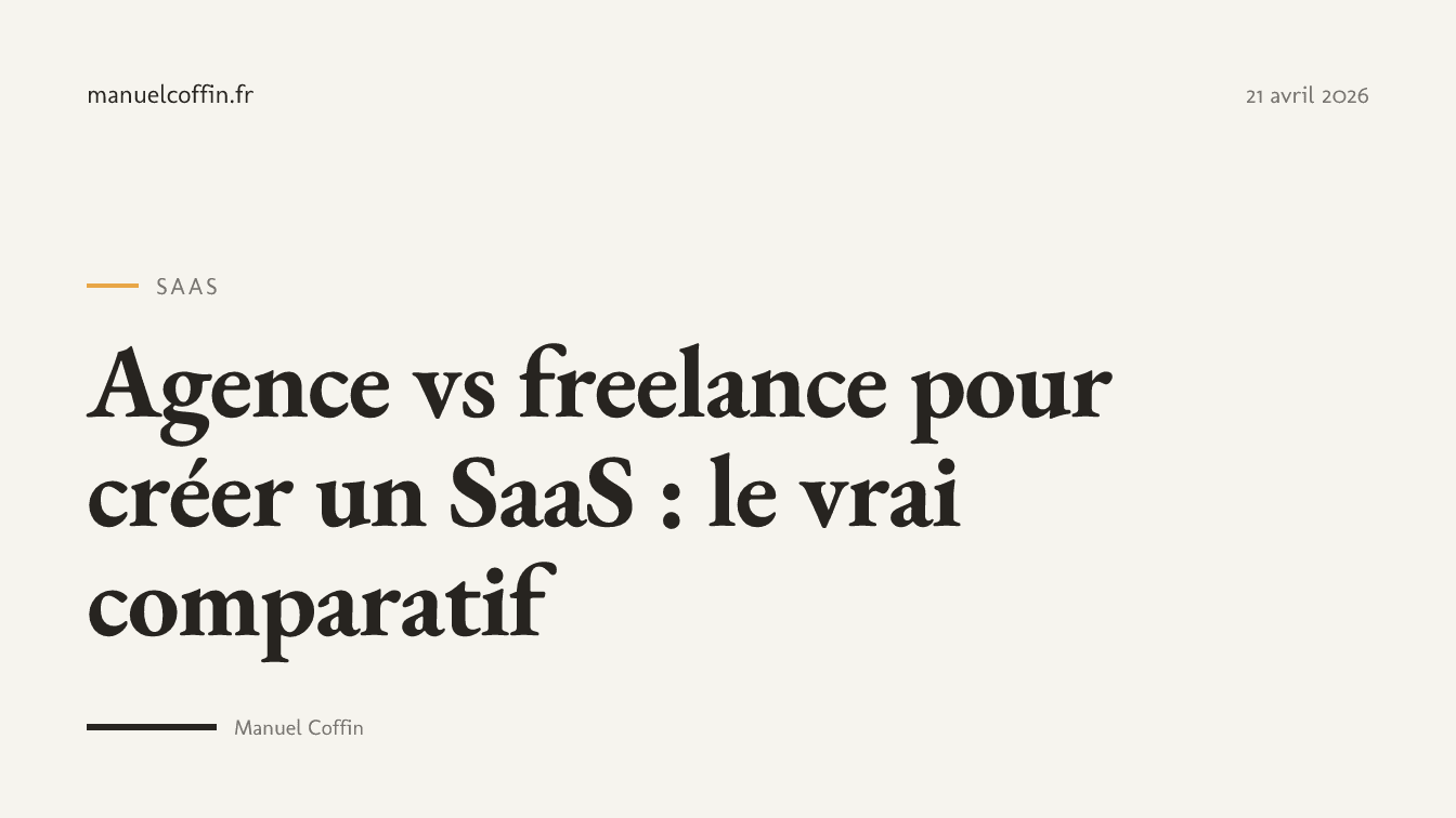 Agence vs freelance pour créer un SaaS : comparatif des options de développement